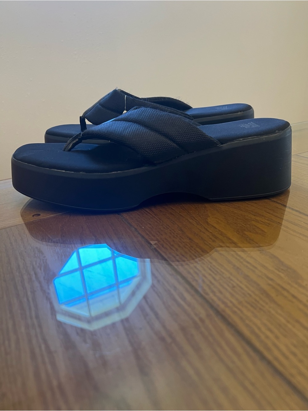 Wild Fable Women's Sandals Size 11" Angela Platform Memory Foam Flip-Flop NWT - Picture 2 of 8